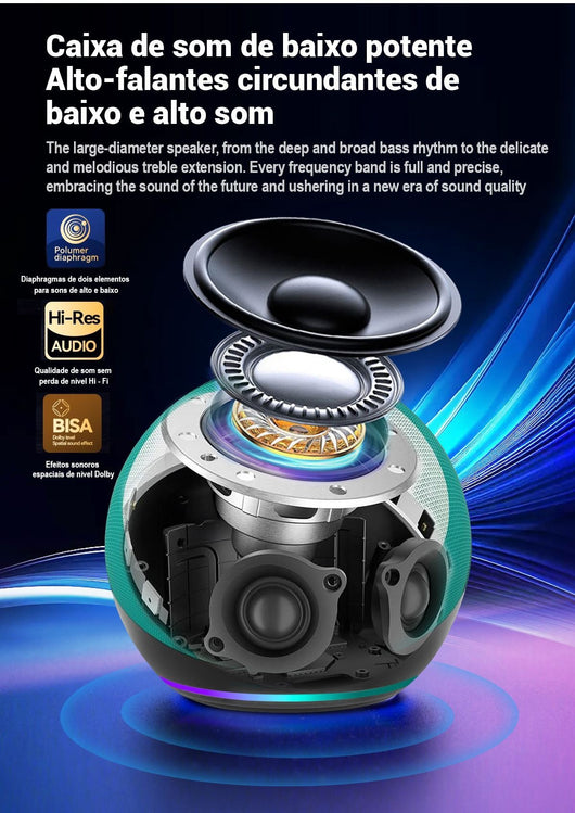Parlante Bluetooth Portátil Resistente al Agua para Exteriores - Image 44