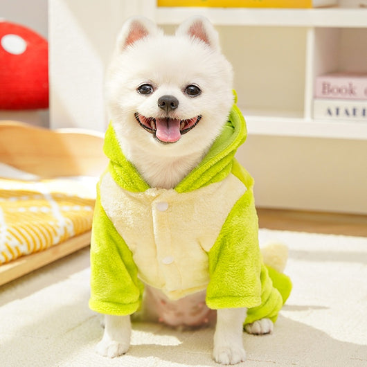 Disfraz de Dinosaurio para Perros Pequeños - Abrigo Polar Invierno con 4 Patas - Image 21