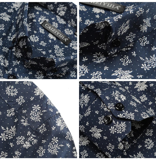 Camisa Casual Slim Fit con Estampado Moderno para Hombre - Image 15