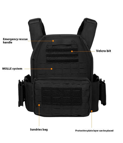 Chaleco Táctico Militar 6094 con Liberación Rápida y Ventilador Multifuncional - Image 14