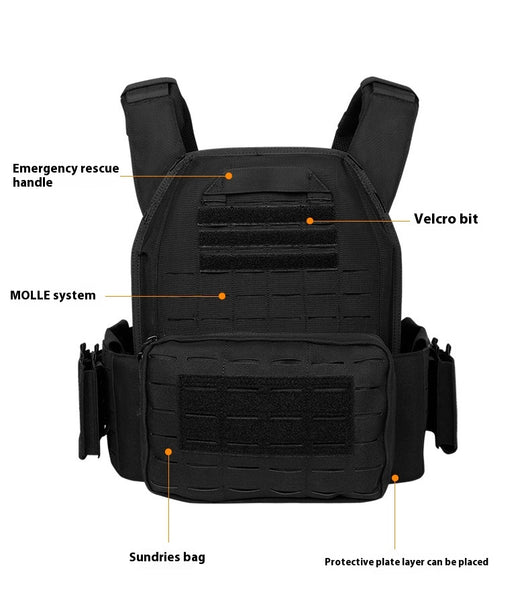 Chaleco Táctico Militar 6094 con Liberación Rápida y Ventilador Multifuncional - Image 14