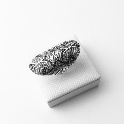 Anillo de Plata Esterlina con Patrón Maorí para Dedo Índice - Image 10