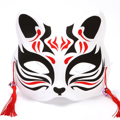 Máscaras de Gato y Zorro Estilo Japonés para Disfraz y Presentaciones Infantiles - Image 16