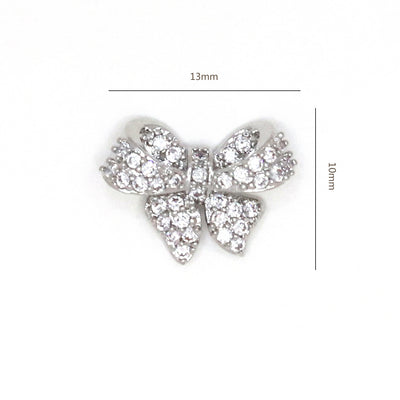 Adorno de Uñas Moño con Circonita Brillante - Image 11