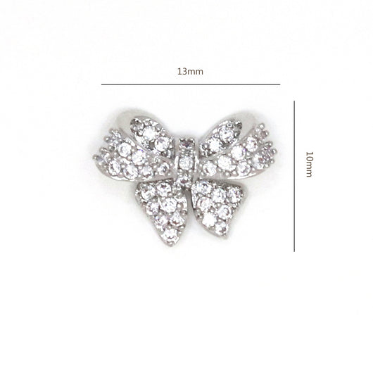 Adorno de Uñas Moño con Circonita Brillante - Image 11