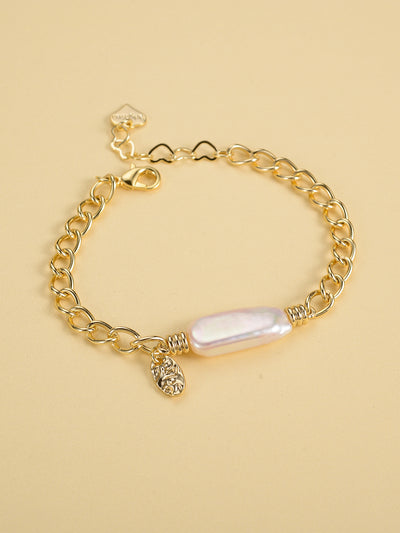 Pulsera Vintage Clásica con Perlas y Metal Europeo Americano - Image 11