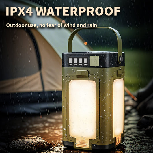 Lámpara Solar Camping Plegable de Cuatro Hojas
