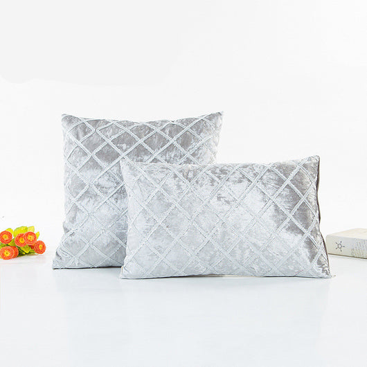 Funda de Almohada Rayas Bordadas con Cinta Decorativa - Estilo Pastoral Trendy - Image 3