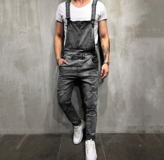Enterizo Denim Sling con Rotos Desgarrados - Image 19