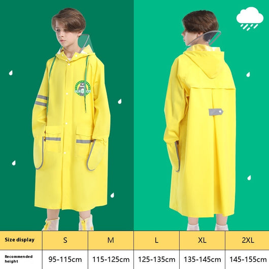 Poncho Impermeable Escolar para Niños y Niñas - Protección Total con Mochila Integrada - Image 8