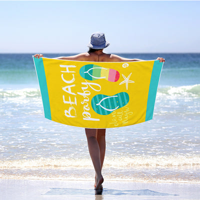 Toalla de Playa Rectangular con Estampado de Frutas en Impresión Digital - Image 10