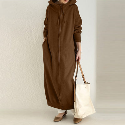 Abrigo Hoodie de Felpa Casual de Manga Larga para Mujer - Image 16