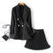 Conjunto Falda Plisada Cortavientos Dos Piezas