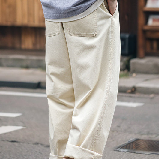 Pantalones Casuales Holgados de Pierna Ancha para Hombre - Image 3