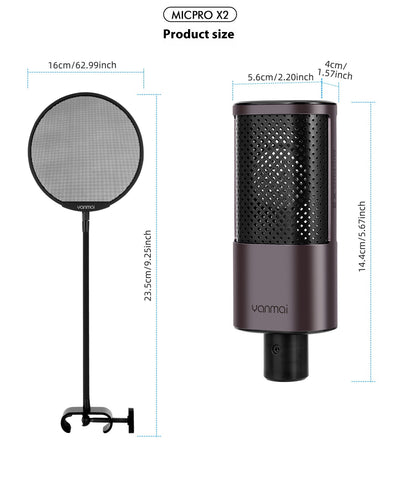 Micrófono Profesional para Streaming, Karaoke y Grabación - Image 18