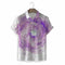 Camisa Holgada Casual Hombre con Impresión Digital 3D Vórtex