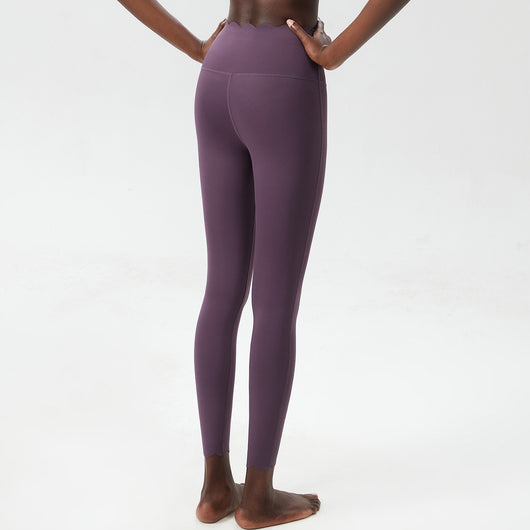 Pantalones de Yoga Talla Grande Lycra Cuero Lechoso - Ajuste Perfecto y Cómodo - Image 3