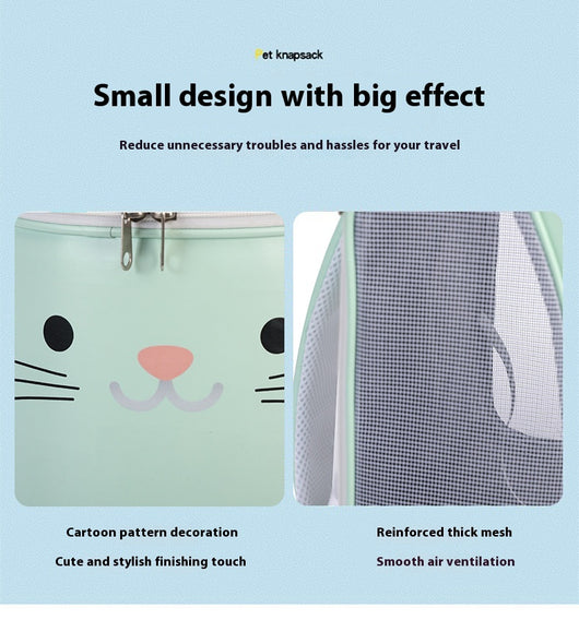 Mochila Transportadora Plegable para Mascotas - Gran Capacidad para Gatos y Perros - Image 36