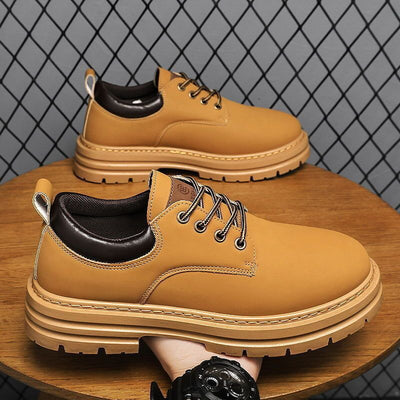Botas Martin de Cuero Transpirable con Plataforma para Hombre - Estilo Casual - Image 4