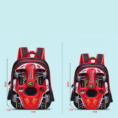 Mochila Escolar 3D Infantil con Diseño de Autos de Carreras - Image 13