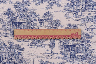 Tela Estampada Azul Vintage con Impresión Digital - Image 6