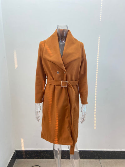 Chaqueta de Lana para Mujer con Cuello en V y Botones - Image 15