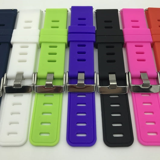 Correa de Silicona de Color Puro para Smartwatch - Image 8