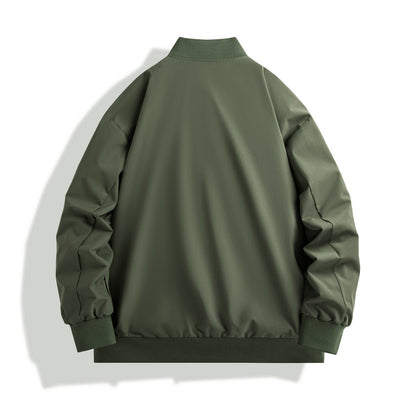 Cardigan Oversized Talla Grande Estilo Baseball - Image 3