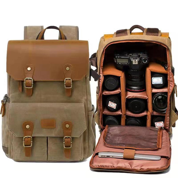 Mochila Impermeable Estilo Británico con Gran Capacidad y Diseño Batik