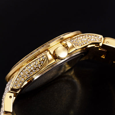 Reloj de Diamante Cuadrado Completo con Circonita de Alta Gama - Image 16