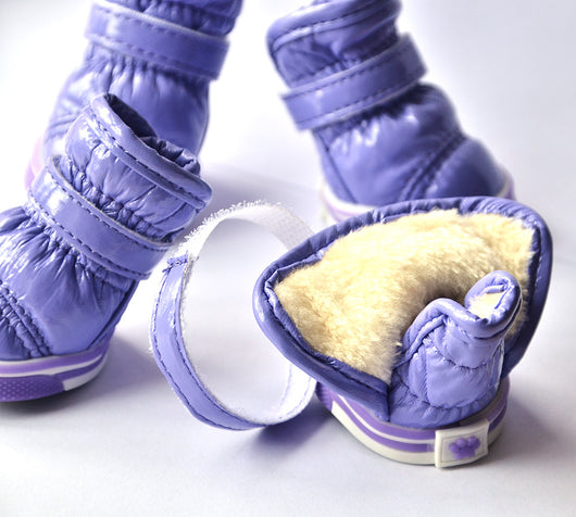 Botas Impermeables de Cuero PU para Perros - Abrigo Invernal - Image 20