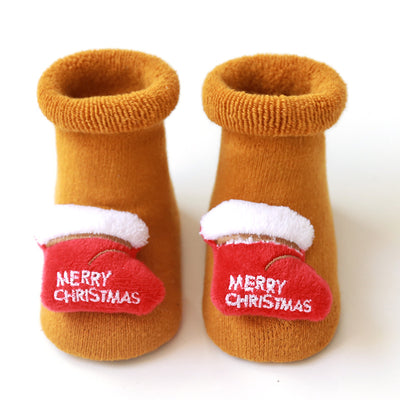 Calcetines Navideños Antideslizantes para Bebé con Suela Gruesa de Felpa - Image 8