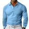 Camisa Slim-fit de Manga Larga con Solapa para Hombre
