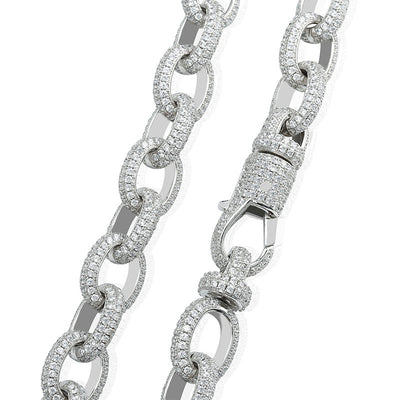 Pulsera para Hombre con Botón Ovalado Retorcido Grande - Image 14