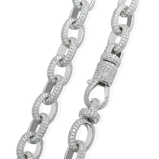 Pulsera para Hombre con Botón Ovalado Retorcido Grande - Image 14