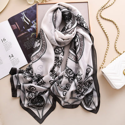 Pañuelo de Seda Artificial Elegante - Image 10