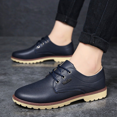 Zapatos Impermeables de Hombre con Cordones - Versátiles y Resistentes - Image 13