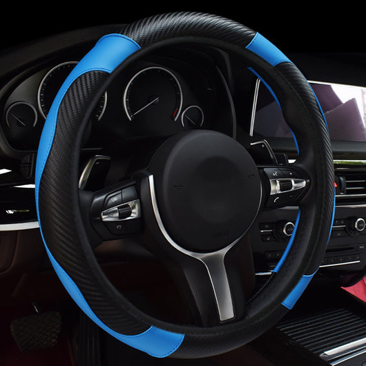 Funda de Volante de Cuero Elástica sin Aro - Image 5