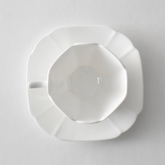 Taza Octagonal Old Shelley Queen Anne - Porcelana Vintage - Image 9