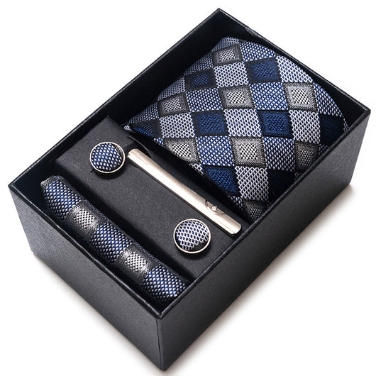 Corbata Jacquard Profesional Tejida en Trama para Negocios - Image 52