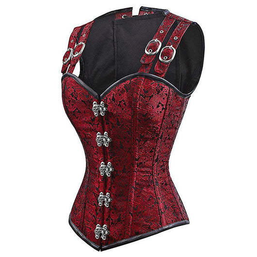 Cinturón Modelador Gothic Punk con Doble Hebilla de Acero - Image 10