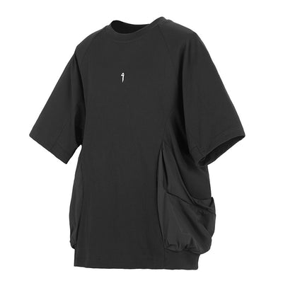 Camiseta Holgada Casual para Hombre con Bolsillos Grandes y Cuello Redondo - Image 16