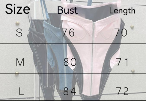 Enterizo Denim Sin Mangas Ajustado para Mujer - Image 10