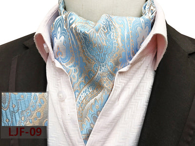 Bufanda Jacquard de Poliéster Estilo Británico para Hombre - Image 45