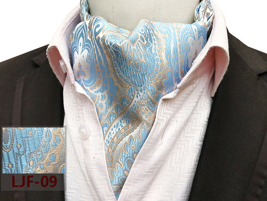Bufanda Jacquard de Poliéster Estilo Británico para Hombre - Image 45