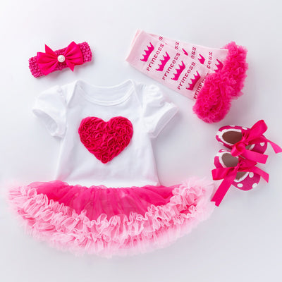 Pelele de Algodón Premium para Bebé - Vestido Romper Rosa Pálido de Manga Corta - Image 5