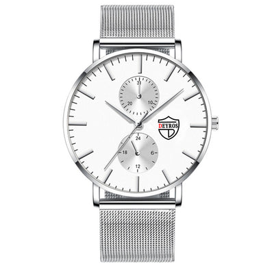 Reloj de Hombre Elegante con Malla Chapada al Vacío - Image 9
