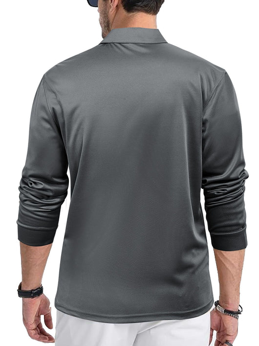 Camisa Suelta de Manga Larga en Color Sólido para Hombre - Image 18