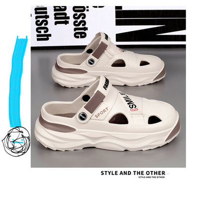Sandalias Plataforma para Hombre Verano Antideslizantes Multiuso Talla Grande - Image 17