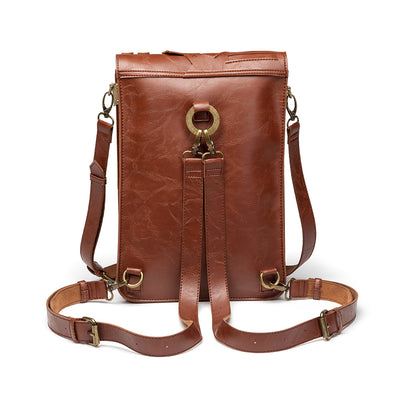 Mochila Steampunk Vintage de Estilo Europeo con Detalles en Engranajes - Image 11